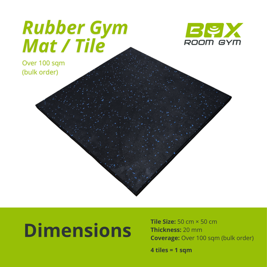Rubber Gym Mat (over 100sqm)