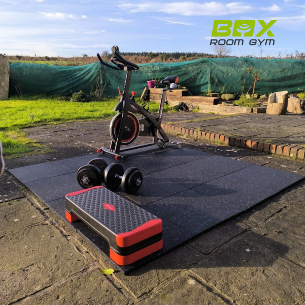 Rubber Gym Mat (50CM X 50CM X 20MM)