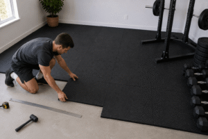 How to Measure Your Space for Home Gym Flooring 